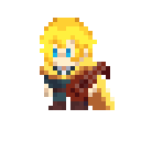 animation of an archer character