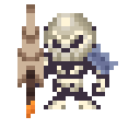 animation of an archer character